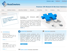 Tablet Screenshot of buzzcreators.com